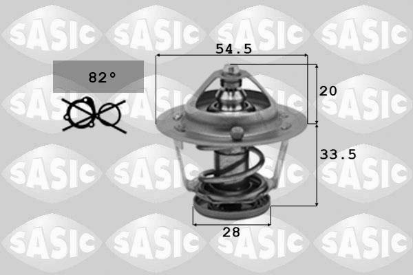 Sasic 3306041 - Термостат охлаждающей жидкости / корпус unicars.by