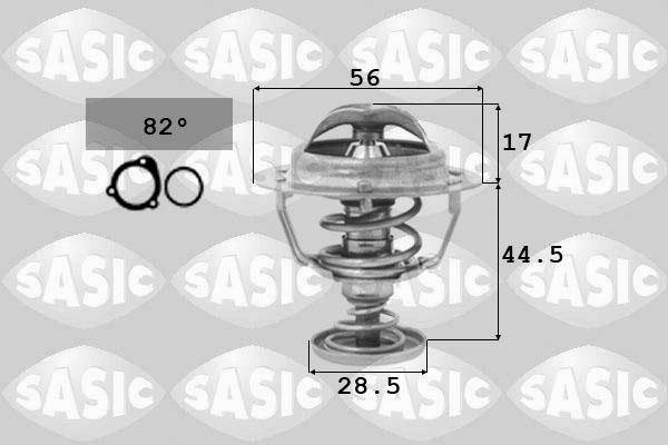 Sasic 3306063 - Термостат охлаждающей жидкости / корпус unicars.by