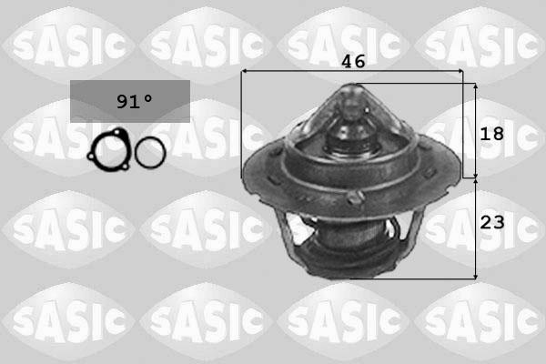 Sasic 3306007 - Термостат охлаждающей жидкости / корпус unicars.by