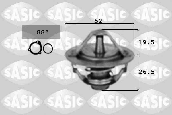 Sasic 3306032 - Термостат охлаждающей жидкости / корпус unicars.by