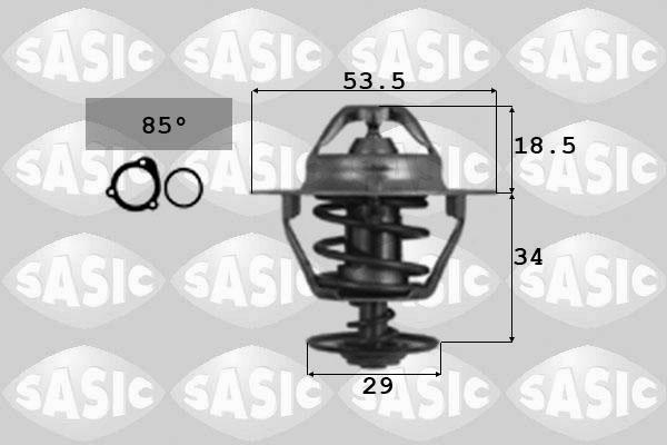 Sasic 3306029 - Термостат охлаждающей жидкости / корпус unicars.by