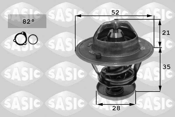 Sasic 3306139 - Термостат охлаждающей жидкости / корпус unicars.by