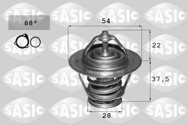 Sasic 3306124 - Термостат охлаждающей жидкости / корпус unicars.by