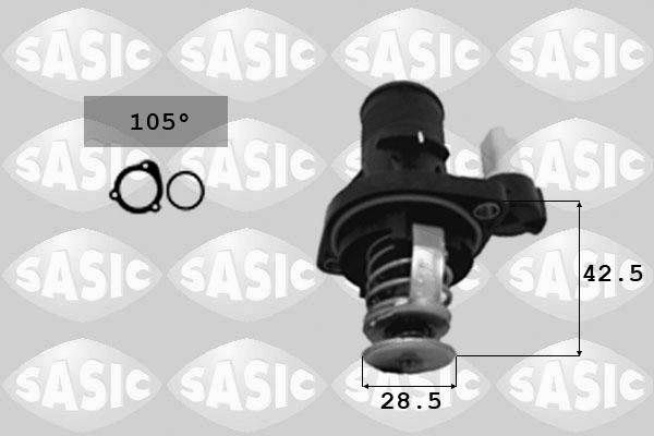 Sasic 3300001 - Термостат охлаждающей жидкости / корпус unicars.by