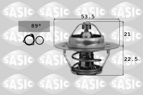 Sasic 3381111 - Термостат охлаждающей жидкости / корпус unicars.by