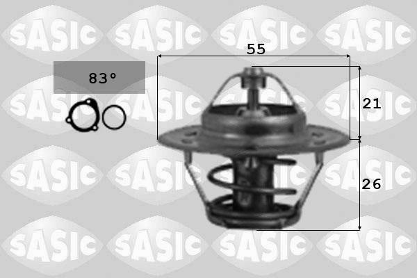 Sasic 3381391 - Термостат охлаждающей жидкости / корпус unicars.by