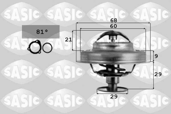 Sasic 3371641 - Термостат охлаждающей жидкости / корпус unicars.by