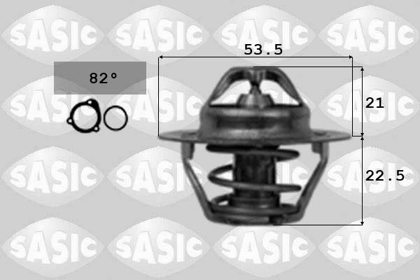 Sasic 3371301 - Термостат охлаждающей жидкости / корпус unicars.by