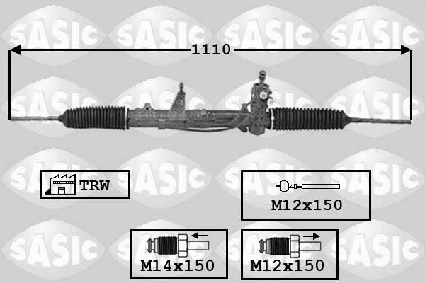 Sasic 7006055 - Рулевой механизм, рейка unicars.by