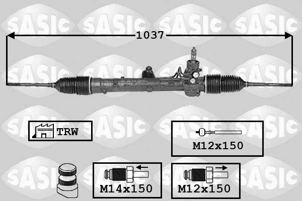 Sasic 7006058 - Рулевой механизм, рейка unicars.by