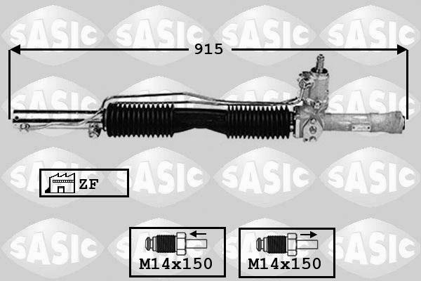 Sasic 7006000 - Рулевой механизм, рейка unicars.by