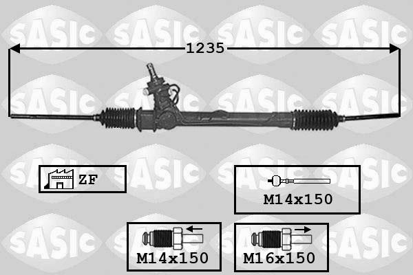 Sasic 7006079 - Рулевой механизм, рейка unicars.by