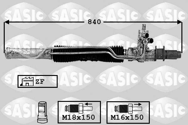 Sasic 7006075 - Рулевой механизм, рейка unicars.by