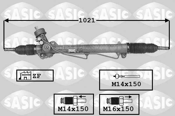 Sasic 7006141 - Рулевой механизм, рейка unicars.by