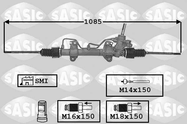 Sasic 7006119 - Рулевой механизм, рейка unicars.by