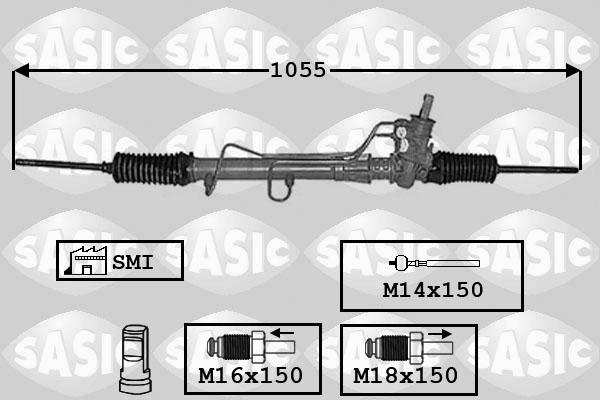 Sasic 7006124 - Рулевой механизм, рейка unicars.by