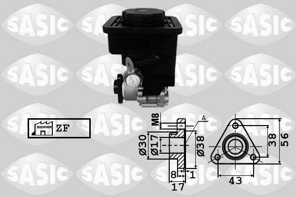 Sasic 7076050 - Гидравлический насос, рулевое управление, ГУР unicars.by