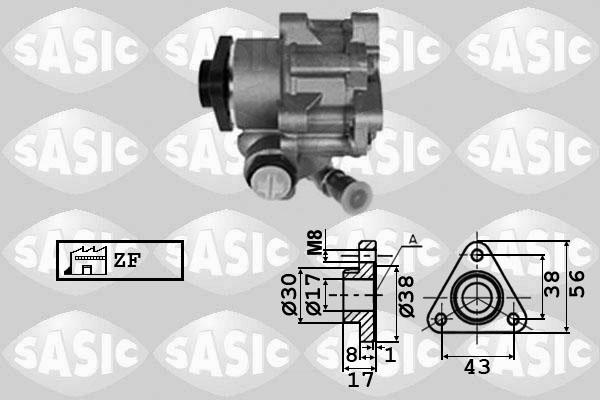 Sasic 7076058 - Гидравлический насос, рулевое управление, ГУР unicars.by