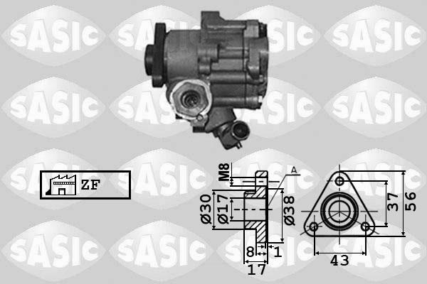 Sasic 7076004 - Гидравлический насос, рулевое управление, ГУР unicars.by