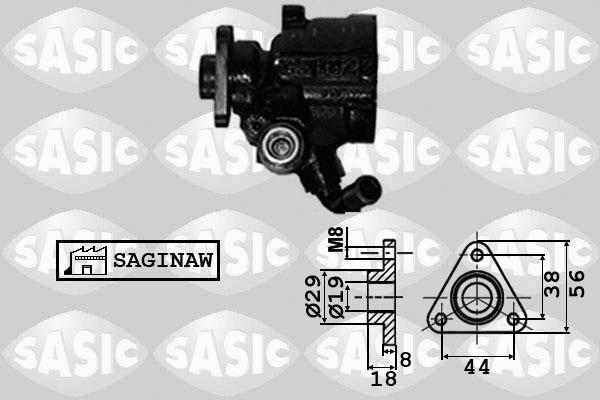 Sasic 7076003 - Гидравлический насос, рулевое управление, ГУР unicars.by