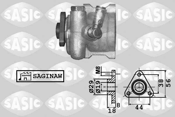 Sasic 7076007 - Гидравлический насос, рулевое управление, ГУР unicars.by