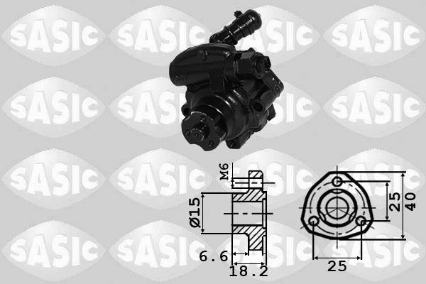 Sasic 7076084 - Гидравлический насос, рулевое управление, ГУР unicars.by