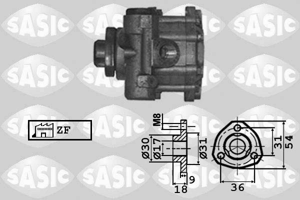 Sasic 7076031 - Гидравлический насос, рулевое управление, ГУР unicars.by