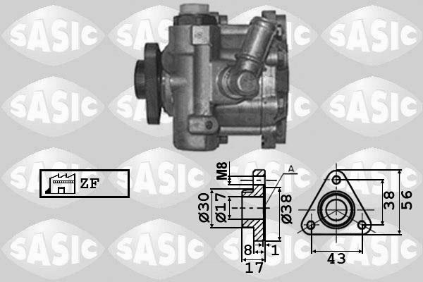 Sasic 7076025 - Гидравлический насос, рулевое управление, ГУР unicars.by