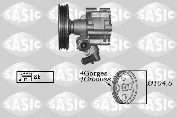 Sasic 7070003 - Гидравлический насос, рулевое управление, ГУР unicars.by