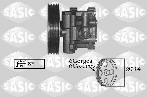 Sasic 7070013 - Гидравлический насос, рулевое управление, ГУР unicars.by