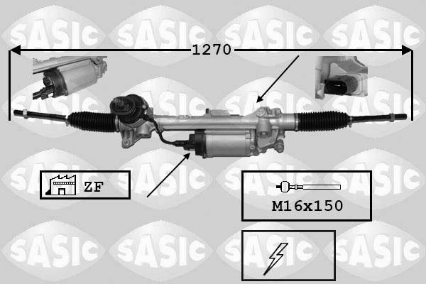 Sasic 7176043 - Рулевой механизм, рейка unicars.by