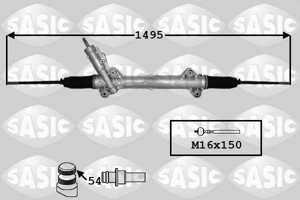 Sasic 7176070 - Рулевой механизм, рейка unicars.by