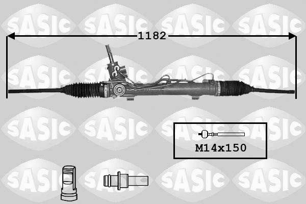 Sasic 7170005 - Рулевой механизм, рейка unicars.by