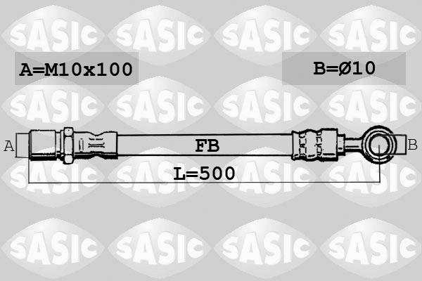 Sasic SBH6343 - Тормозной шланг unicars.by