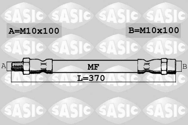 Sasic SBH6358 - Тормозной шланг unicars.by