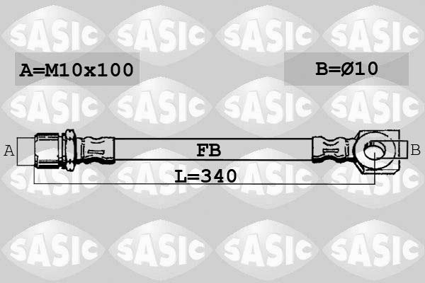 Sasic SBH6363 - Тормозной шланг unicars.by