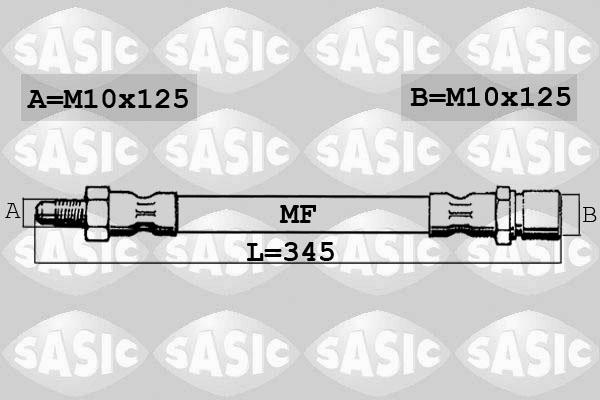 Sasic SBH6303 - Тормозной шланг unicars.by