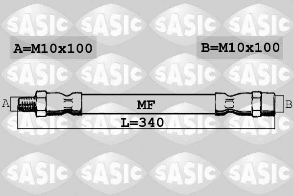 Sasic SBH6380 - Тормозной шланг unicars.by