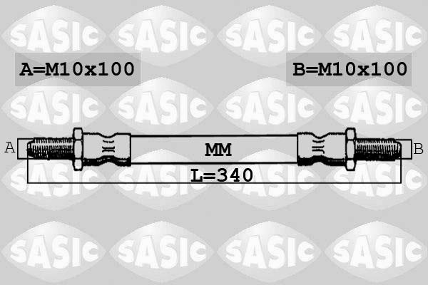 Sasic SBH6334 - Тормозной шланг unicars.by