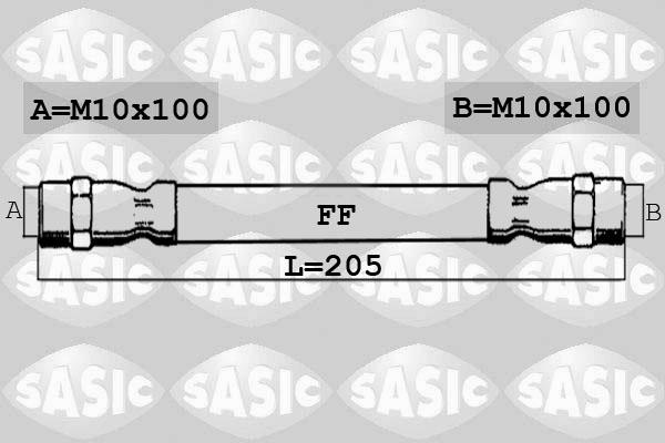 Sasic SBH6377 - Тормозной шланг unicars.by