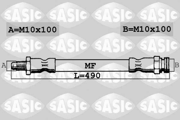 Sasic SBH6298 - Тормозной шланг unicars.by