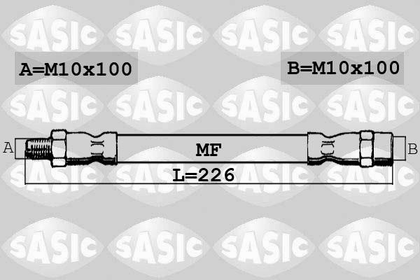 Sasic SBH6279 - Тормозной шланг unicars.by