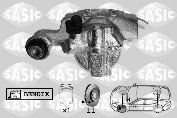 Sasic SCA6172 - Тормозной суппорт unicars.by