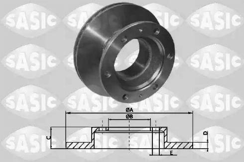 Sasic T616003 - Тормозной диск unicars.by