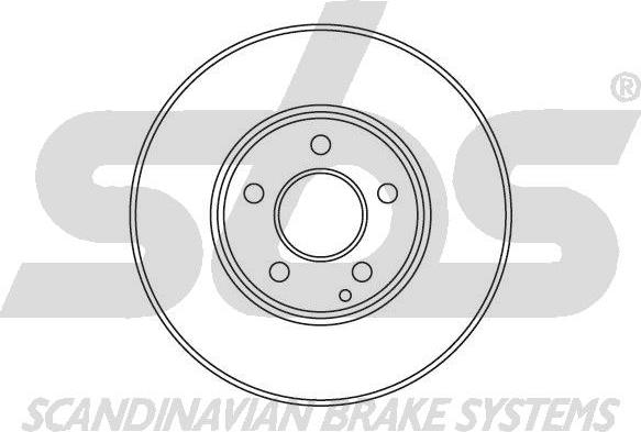 SBS 1815203381 - Тормозной диск unicars.by