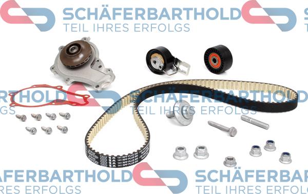 Schferbarthold 946 06 250 01 11 - Водяной насос + комплект зубчатого ремня ГРМ unicars.by