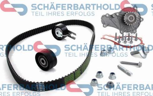 Schferbarthold 928 06 719 01 11 - Водяной насос + комплект зубчатого ремня ГРМ unicars.by