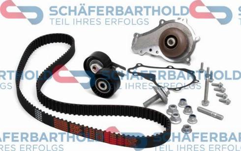 Schferbarthold 300 06 404 01 11 - Водяной насос + комплект зубчатого ремня ГРМ unicars.by