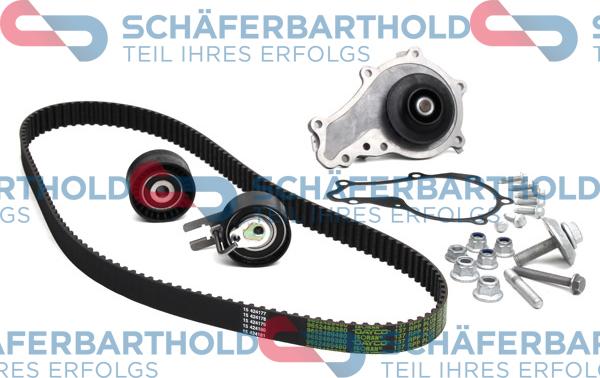 Schferbarthold 300 06 395 01 11 - Водяной насос + комплект зубчатого ремня ГРМ unicars.by