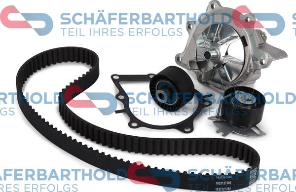 Schferbarthold 300 27 048 01 11 - Водяной насос + комплект зубчатого ремня ГРМ unicars.by